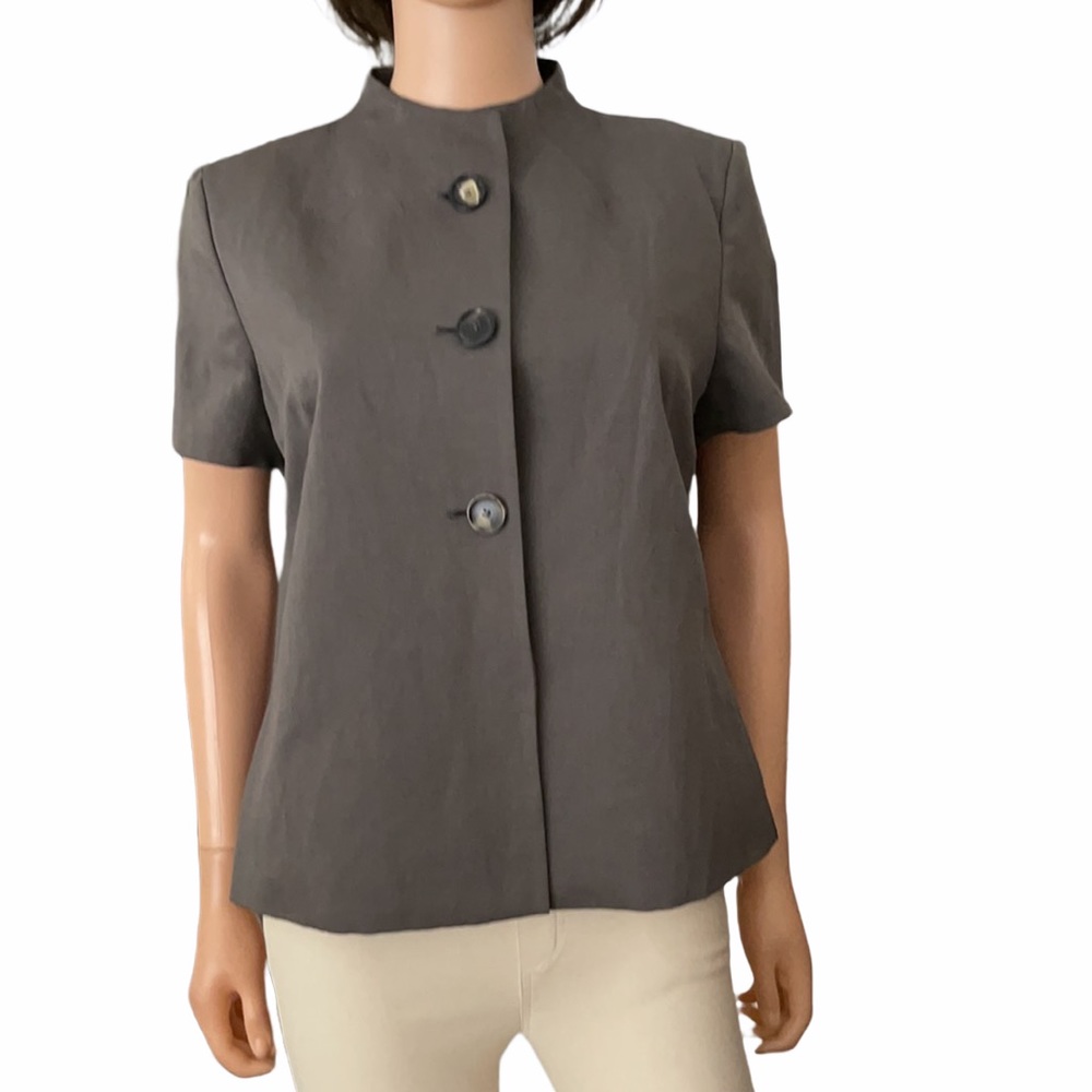 NWOT PAUW Amsterdam taupe shortsleeved blazer